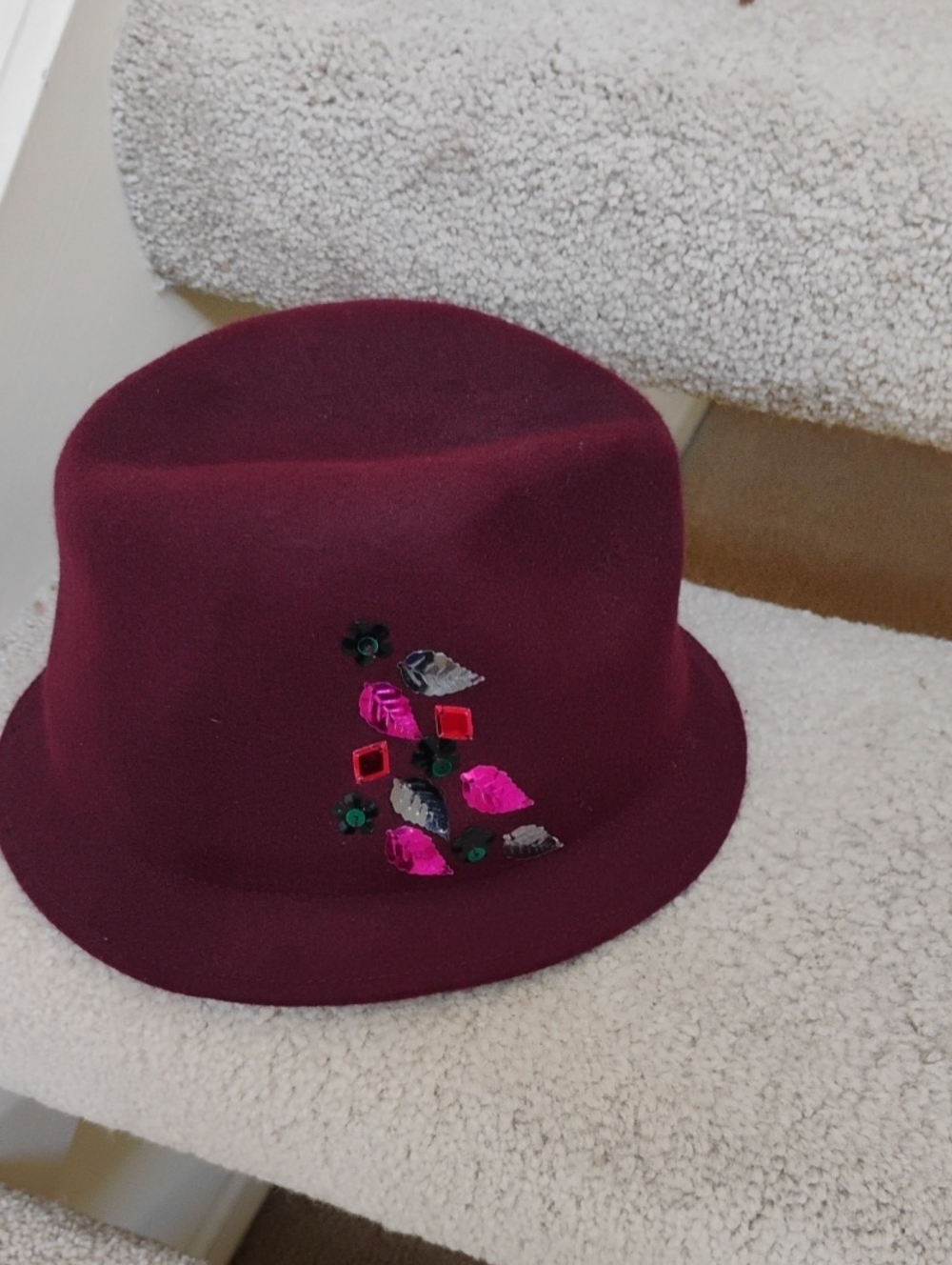 Target Albertus Swanepoel Maroon Wool Hat